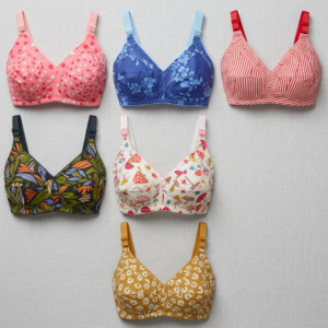 Cotton Non-Padded Bras Pack of 6